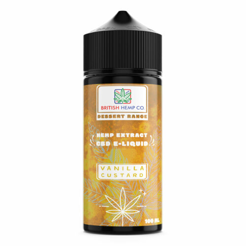 British Hemp Co. CBD E-Liquid Dessert Range - 100ml - 5 Flavours - 2 Strengths 8 buy hemp oil and hemp extract cbd oil for sale