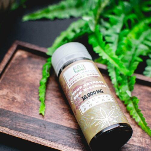 British Hemp Co vape liquid cookie dough