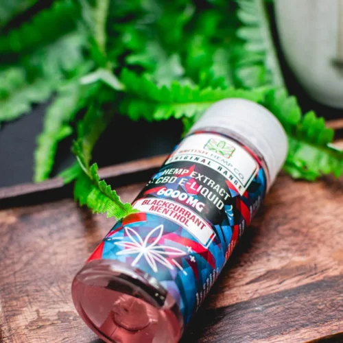 British Hemp Co blackcurrant menthol vape liquid
