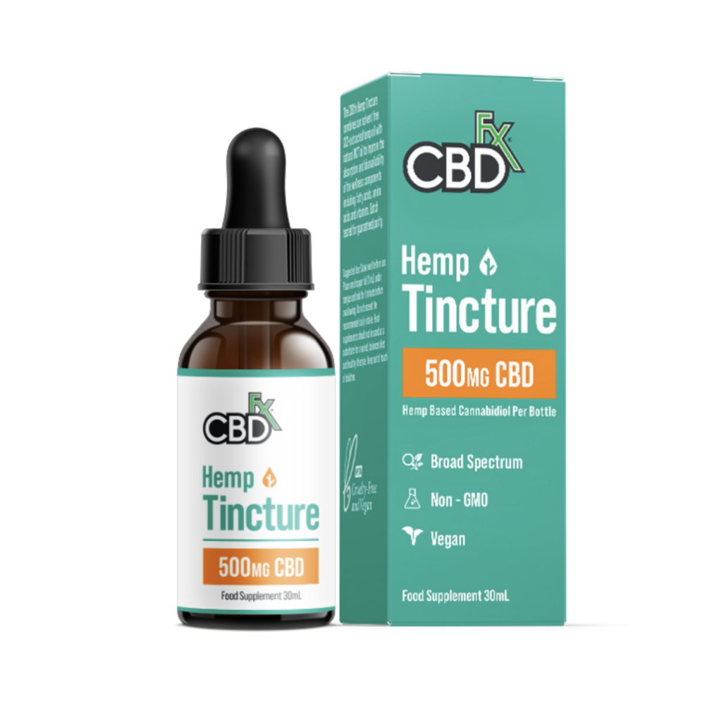 CBDfx Tincture CBD Oil 500mg