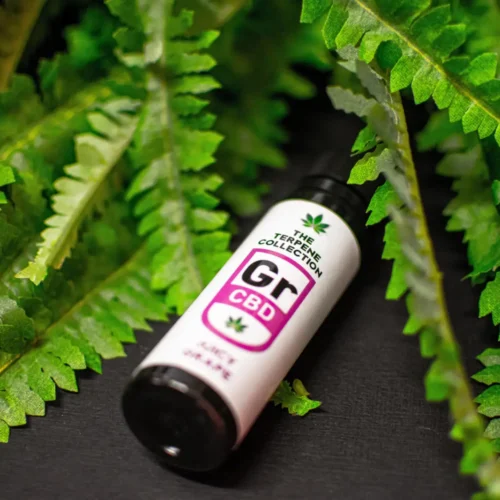 Alternative view of The Terpene Collection CBD E-Liquid – 50ml – 8 Fruit Flavours – 5 Strengths