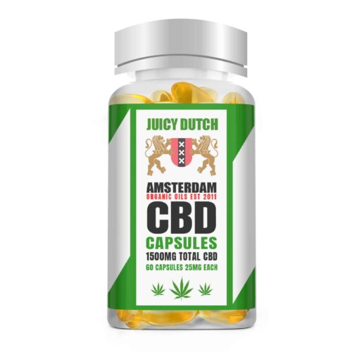 Juicy Dutch CBD Capsules 1500mg Terpene Infused