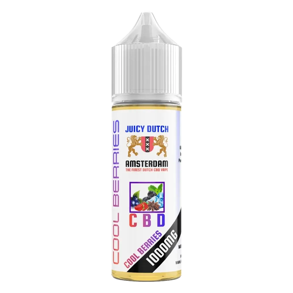 BritishCBD | Leading Supplier of CBD & Hemp Products 35 Cool Berries CBD E-Liquid 50ml BritishCBD Juicy Dutch