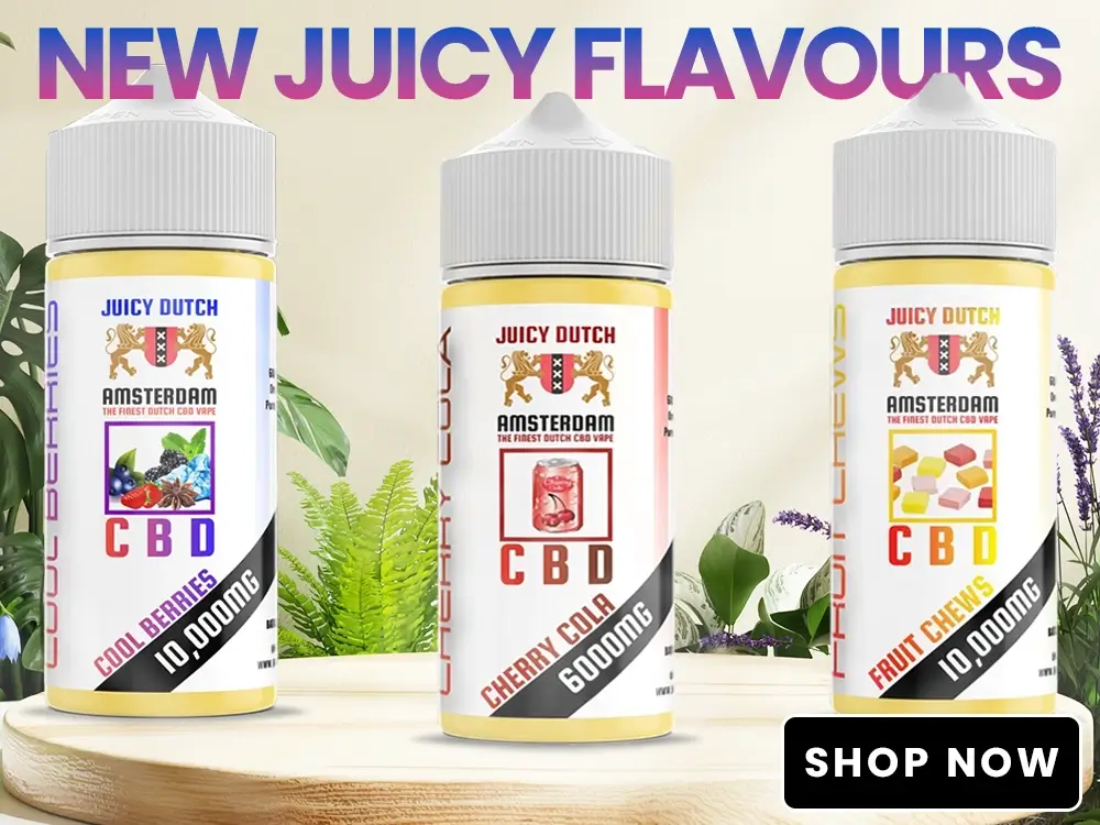 New Juicy Dutch Flavours Banner Mobile 2 - BritishCBD | Leading CBD & Hemp Marketplace in the UK