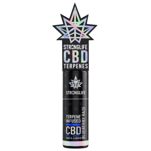 Stronglife – Terpene CBD Vape Juice – 6 Flavours – 3 Strengths – 50ml 10 Blueberry Haze Terpene Infused CBD E-Liquid 5000mg