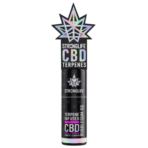 Stronglife – Terpene CBD Vape Juice – 6 Flavours – 3 Strengths – 50ml 9 Bubblegum OG Terpene Infused CBD E-Liquid 5000mg