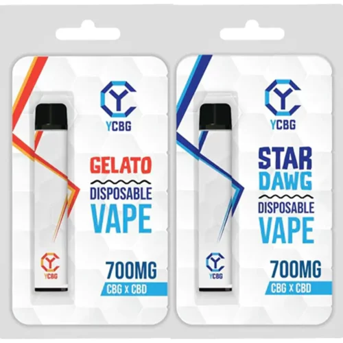 yCBG – CBD Disposable Vape Pen – 700mg CBD CBG BritishCBD