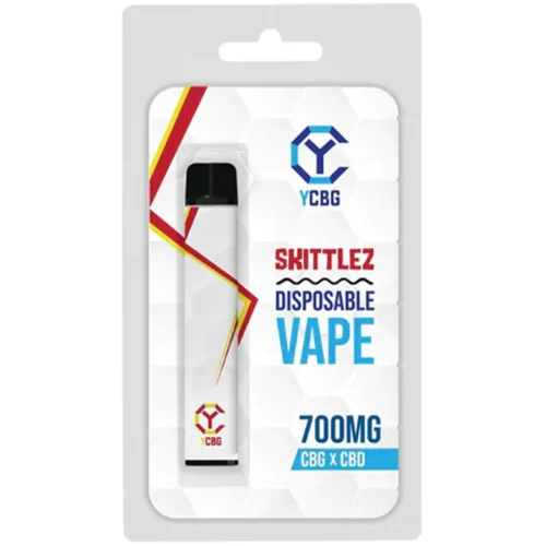 yCBG – Skittlez CBD Disposable Vape Pen – 700mg CBD CBG BritishCBD