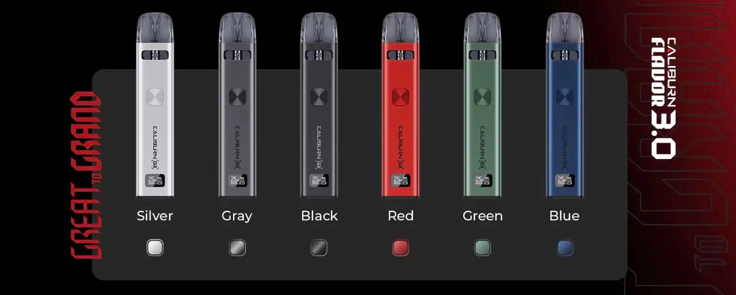 UWELL Caliburn G3 Pod Vape Kit - 6 Colours 13 UWELL Caliburn G3 Pod Vape Kit BritishCBD British CBD
