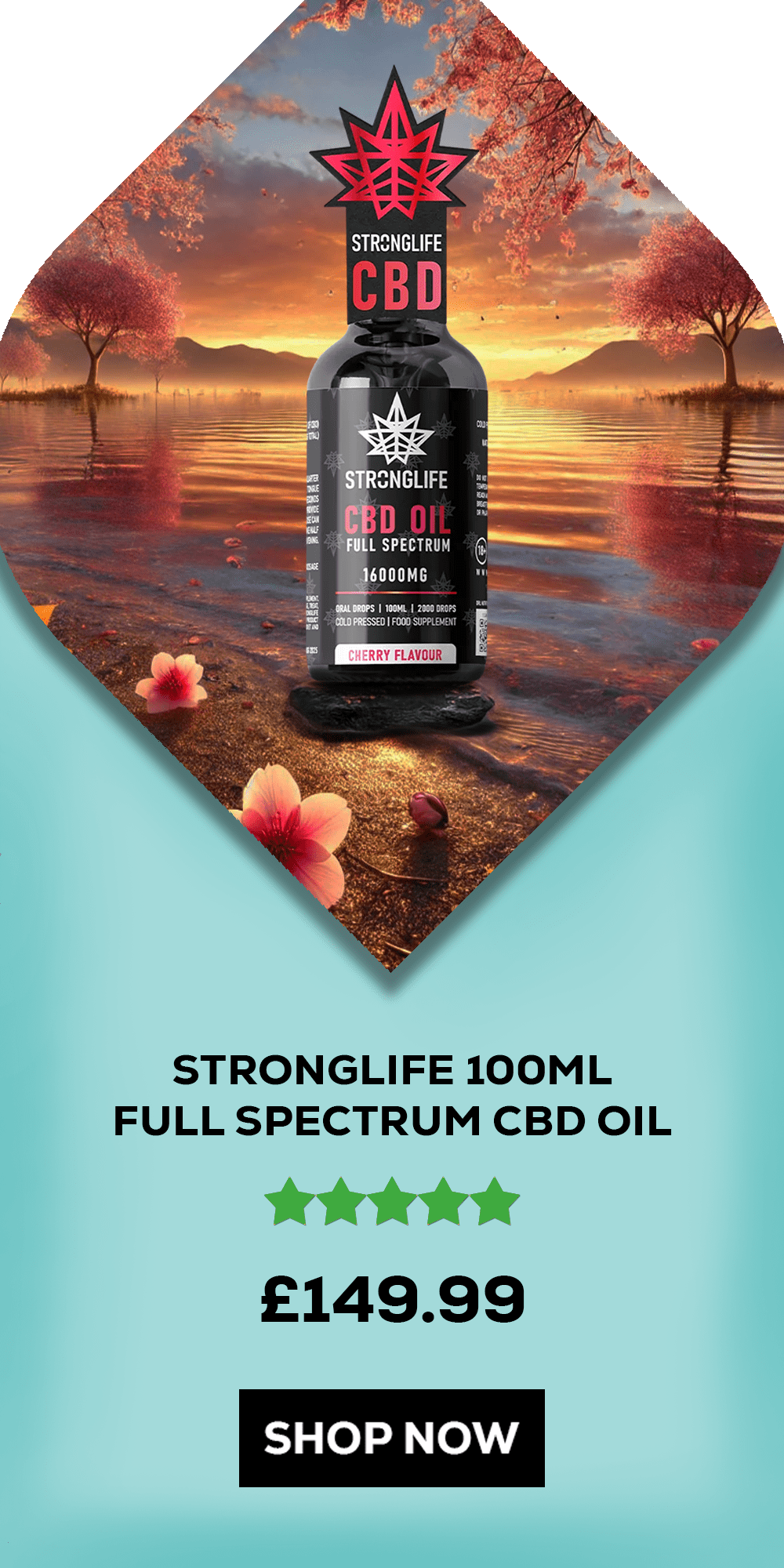 BritishCBD | Leading Supplier of CBD & Hemp Products 30 Stronglife Full Spectrum CBD Oil