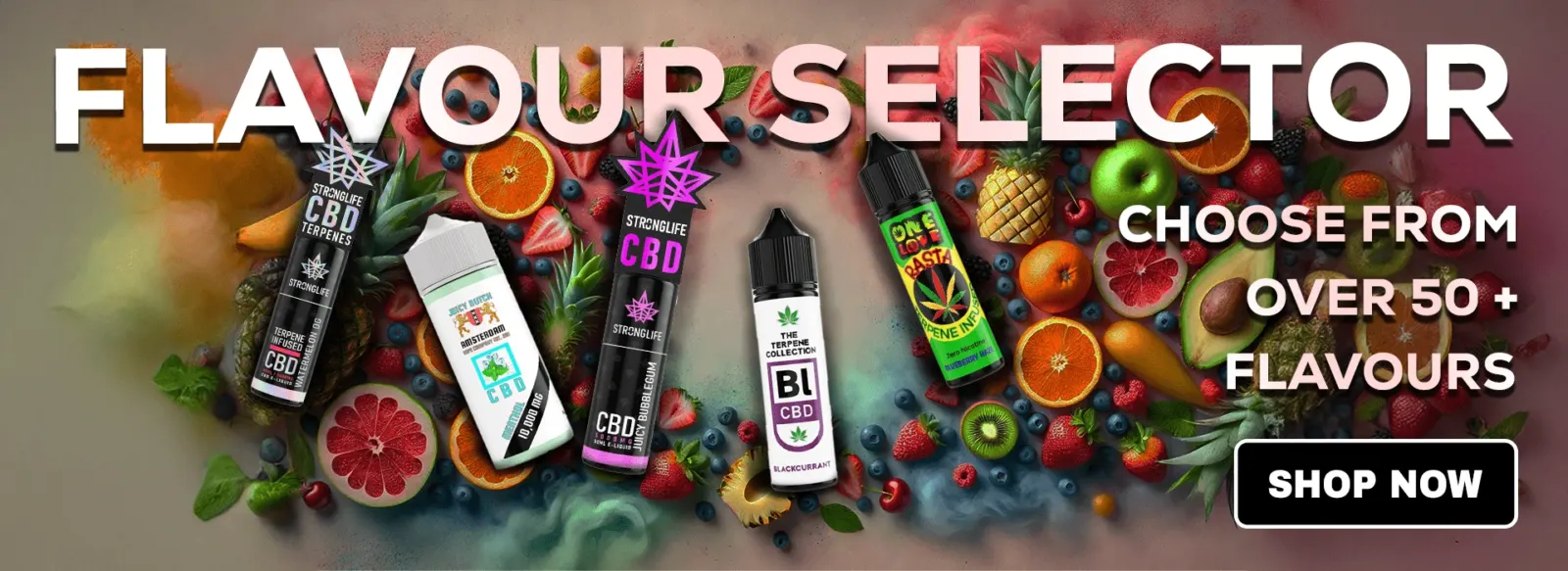 Flavour selector Desktop min opt - BritishCBD | Leading Supplier Of CBD & Hemp Products
