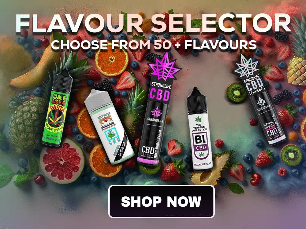 Flavour selector Mobile min min opt - BritishCBD | Leading Supplier Of CBD & Hemp Products