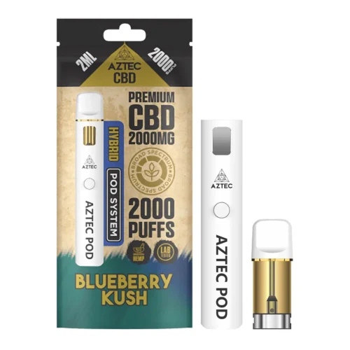 Aztec CBD Pod System 2000MG Blueberry Kush