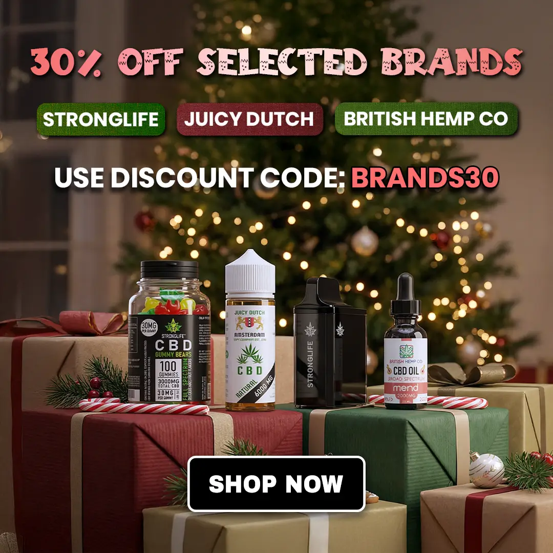 British CBD brands 30 CBD gummies CBD oils CBD e liquids CBD pod devices